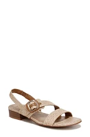 Naturalizer Meesha 2 Slingback Sandal Wheat Tan Woven Fabric at Nordstrom,