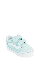 Vans Kids' Old Skool V Glitter Sneaker Pastel Blue at Nordstrom