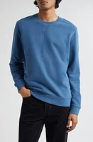 Sunspel French Terry Crewneck Sweatshirt Steel Blue at Nordstrom,