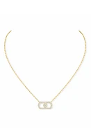 Messika So Move Diamond Pavé 18K Gold Pendant Necklace in Yellow Gold at Nordstrom