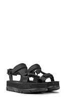 Camper Oruga Up Sport Sandal Black/Black at Nordstrom,