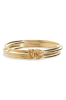 Dolce & Gabbana Logo Bangle Bracelet in Oro at Nordstrom