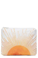 Aloha Collection Small Water Resistant Tyvek Zip Pouch in Sunrise Splash at Nordstrom