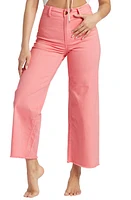 Billabong Free Fall Stretch Crop Wide Leg Pants at Nordstrom,