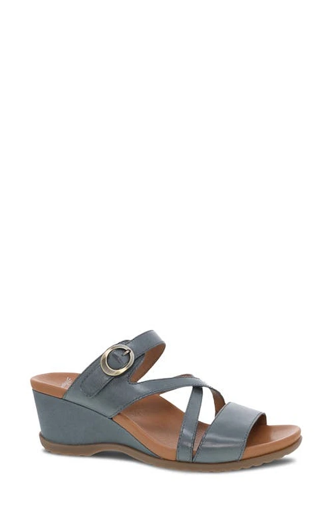 Dansko Ana Wedge Sandal Denim at Nordstrom,