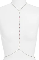 VIDAKUSH Rainbow Station Body Chain in Multi/Silver at Nordstrom