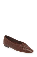 Loeffler Randall Landry Woven Ballet Flat Choco at Nordstrom,