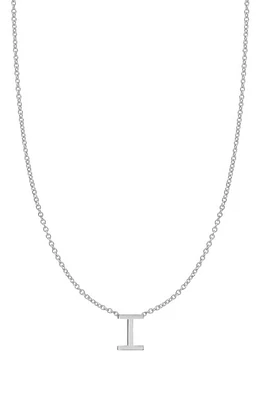 BYCHARI Initial Pendant Necklace in 14K Gold-I at Nordstrom