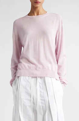 Jil Sander Seamless Crewneck Sweater 668 Marshmallow at Nordstrom, Us