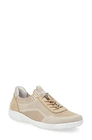 REMONTE Liv 18 Knit Sneaker Cord-Vanilla/Tan/Muschel at Nordstrom,