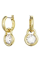 Swarovski Dextera Crystal Huggie Hoop Earrings in Gold at Nordstrom