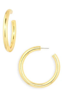 Madewell Chunky Oversize Hoop Earrings in Vintage Gold at Nordstrom