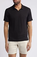 Nordstrom Johnny Collar Linen Polo at Nordstrom,