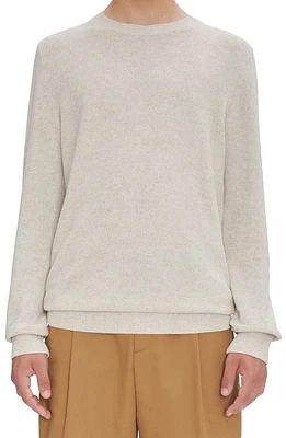 A. P.C. Men's Christian Solid Crewneck Sweater Beige at Nordstrom,