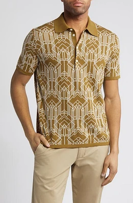 Billy Reid Stained Glass Cotton Sweater Polo at Nordstrom,