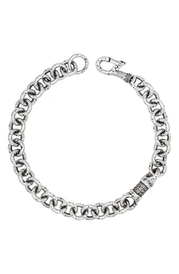 John Varvatos Men's Artisan Sterling Silver Chain Bracelet at Nordstrom, Size 8