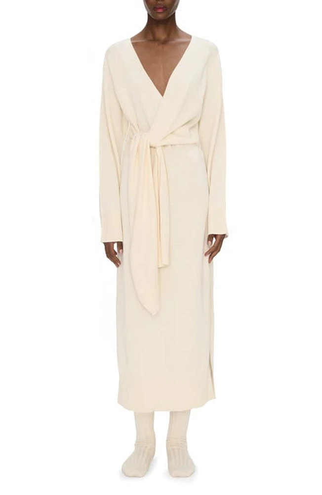 Simkhai Skyla Long Sleeve Cotton & Cashmere Sweater Dress at Nordstrom,