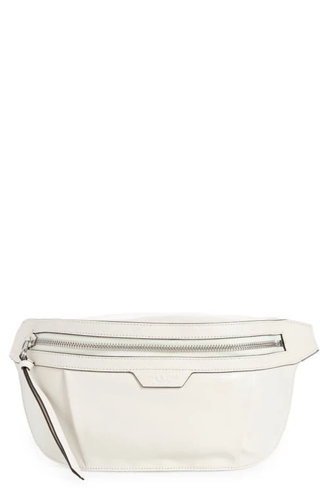 rag & bone Commuter Leather Belt Bag in Antique White at Nordstrom