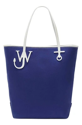 JW Anderson Tall Anchor Canvas Tote in Blue/White at Nordstrom