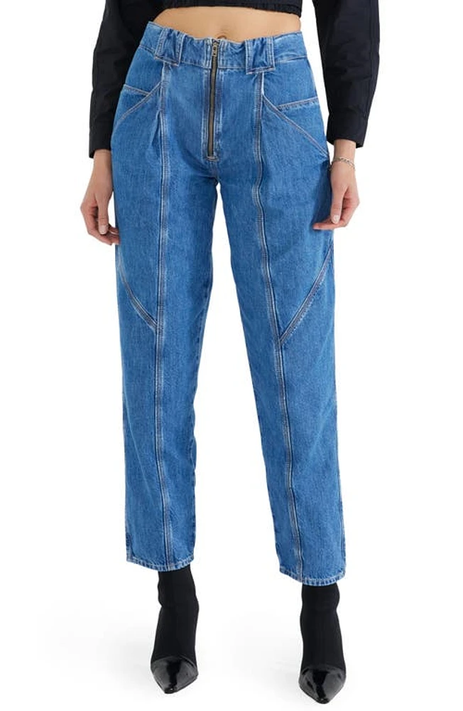 ÉTICA Zoya Seamed Ankle Taper Utility Jeans Fall Breeze at Nordstrom,