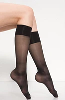 Oroblu Mi-Bas Repos 70 Sheer Support Knee Highs Black at Nordstrom,