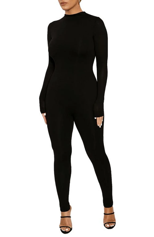 Naked Wardrobe The NW Jumpsuit Black at Nordstrom,