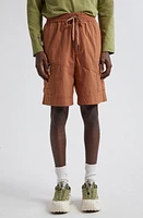 Moncler Grenoble Ripstop Shorts Brown Ginger at Nordstrom,