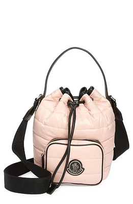 Moncler Kilia Quilted Crossbody Bucket Bag in Pink at Nordstrom