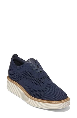 Cole Haan ØriginalGrand Platform Wingtip Oxford Navy Blaze at Nordstrom,