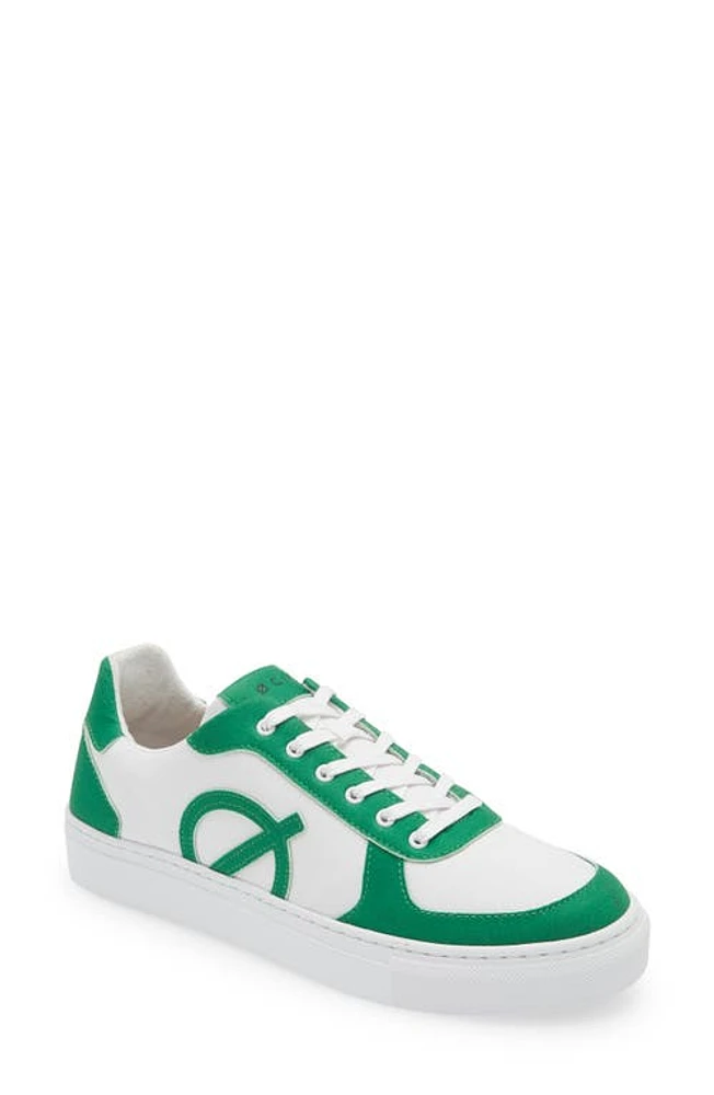 LOCI Classic Water Repellent Sneaker in White/Green/Green at Nordstrom, Size 8Us