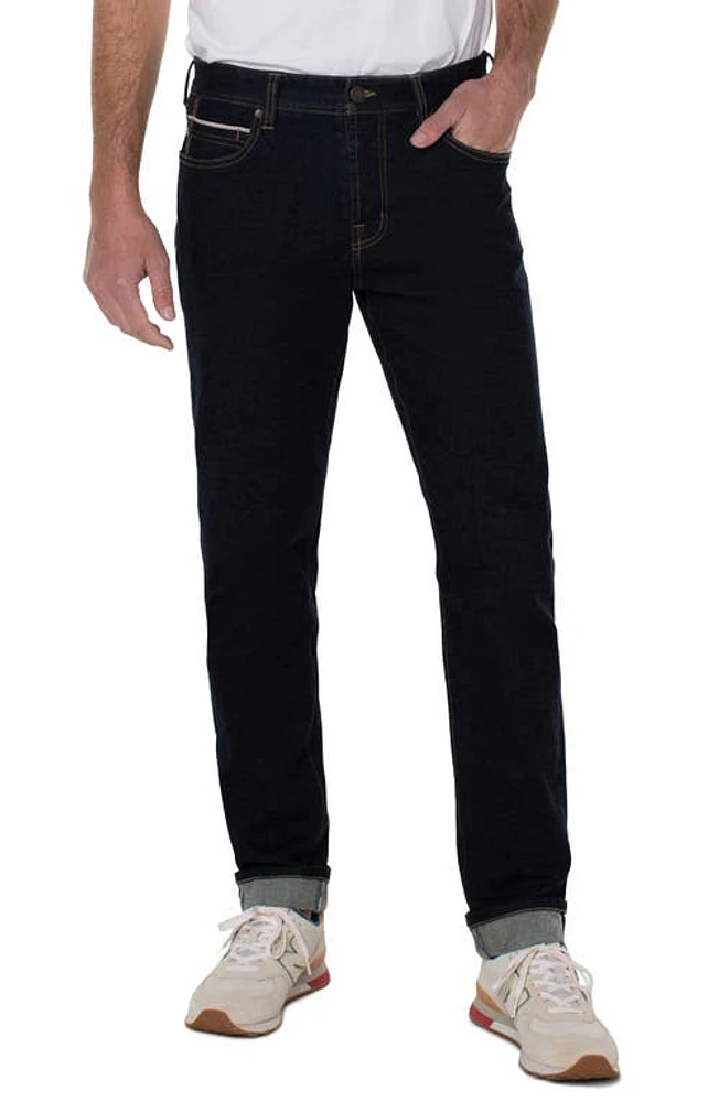 Liverpool Los Angeles Kingston Modern Straight Leg Jeans in Midnight Rinse at Nordstrom, Size 29 X 30