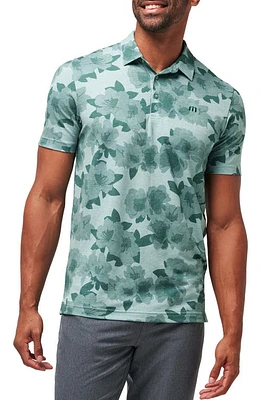 TravisMathew Standing Invite Polo Beryl Green at Nordstrom,