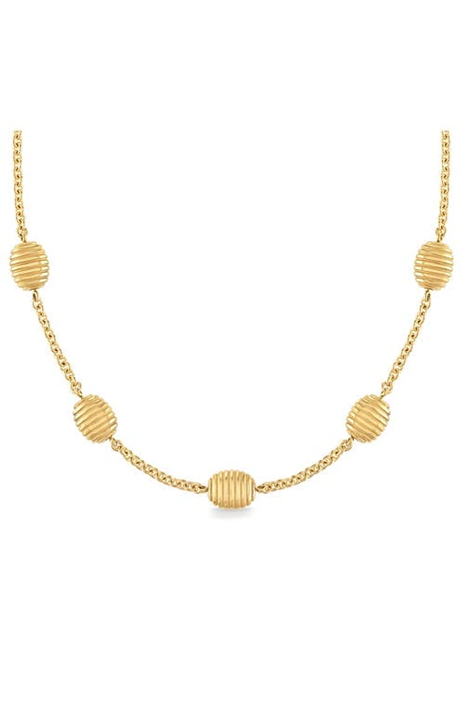 Pamela Zamore Isla Station Necklace in Gold at Nordstrom