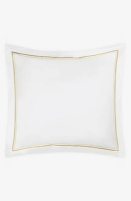 Matouk Essex Cotton Percale Euro Sham in Champagne at Nordstrom