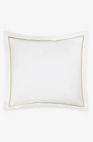 Matouk Essex Cotton Percale Euro Sham in Champagne at Nordstrom