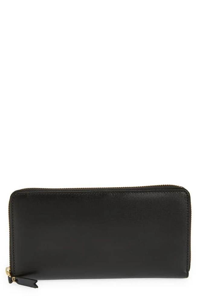 Comme des Garçons Wallets Classic Leather Zip Around Wallet in Black at Nordstrom