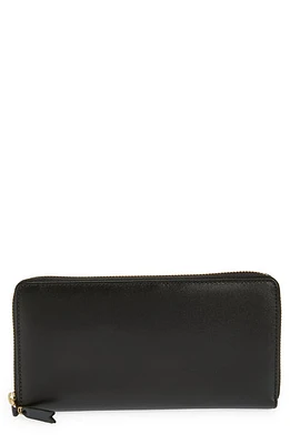 Comme des Garçons Wallets Classic Leather Zip Around Wallet in Black at Nordstrom