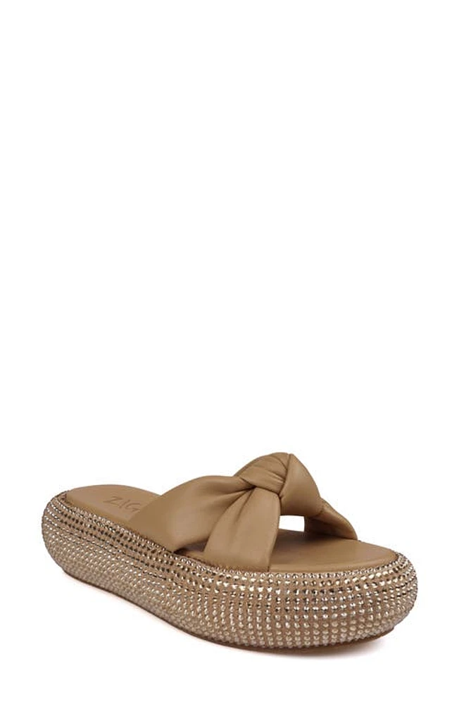 ZIGI Sabella Rhinestone Platform Slide Sandal at Nordstrom,