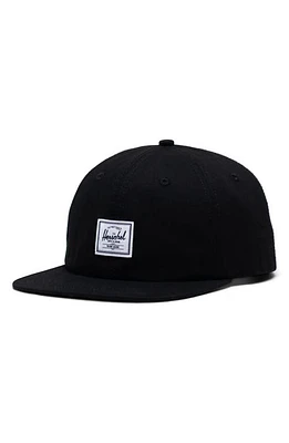 Herschel Supply Co. Whaler 6-Panel Baseball Hat in Black at Nordstrom