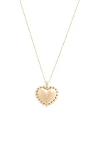 Anzie Mini Dew Drop Heart Locket Necklace in Gold /Diamond at Nordstrom, Size 17