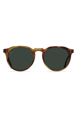 RAEN Remmy 52mm Polarized Round Sunglasses in Split Finish Moab/Green Polar at Nordstrom