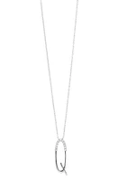 Bony Levy Diamond Initial Pendant Necklace in White Gold-Q at Nordstrom, Size 18