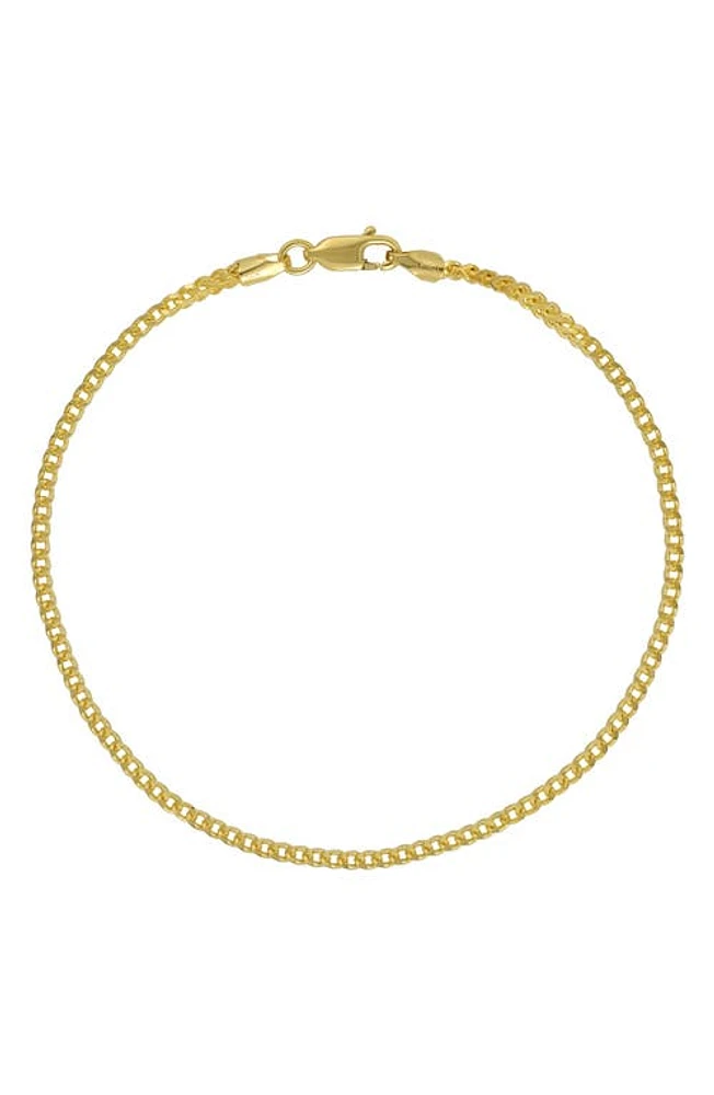 Bony Levy Men's 14K Gold Curb Chain Bracelet in 14K Yellow Gold at Nordstrom, Size 8.5