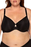 Curvy Couture Silky Smooth Underwire Unlined Bra at Nordstrom,