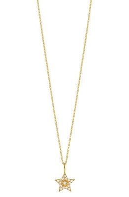 Bony Levy Diamond Star Pendant Necklace in 18K Yellow Gold at Nordstrom