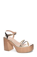 Chinese Laundry Avianna Ankle Strap Platform Sandal Gold at Nordstrom,