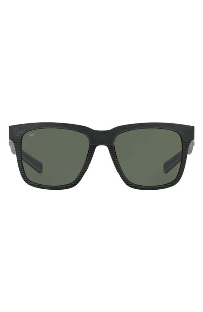 Costa Del Mar 55mm Square Sunglasses in Crystal Grey at Nordstrom