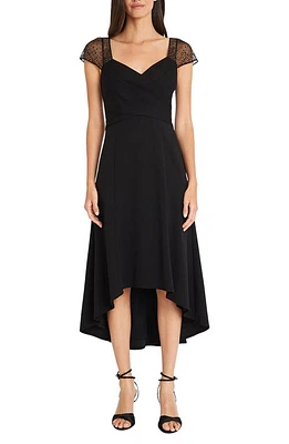 Maggy London Embellished High-Low Cocktail Dress Black at Nordstrom,