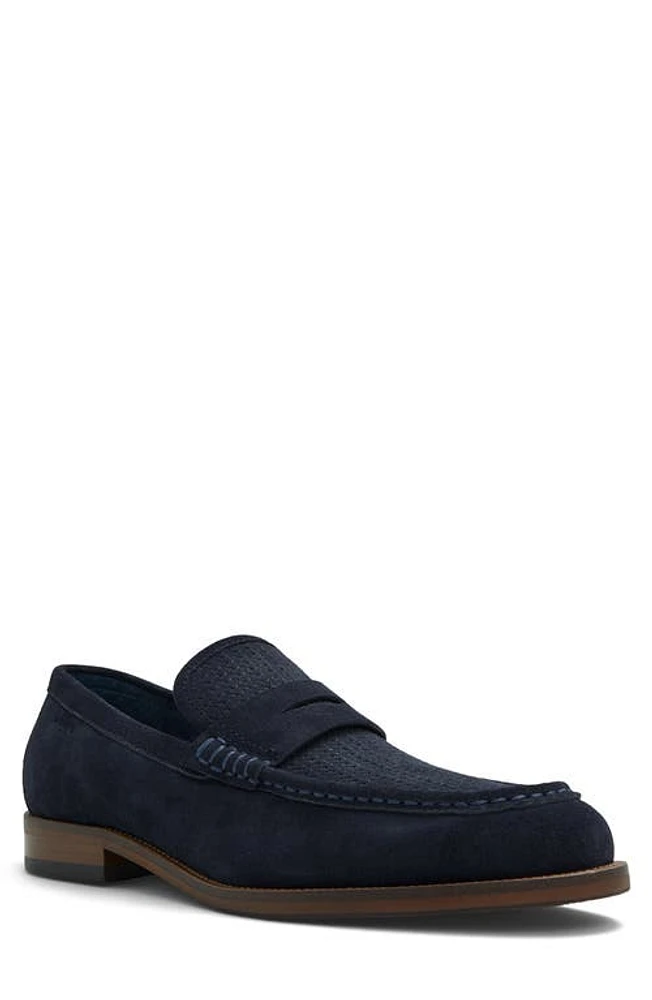 ALDO Legolas Penny Loafer in Navy at Nordstrom, Size 10