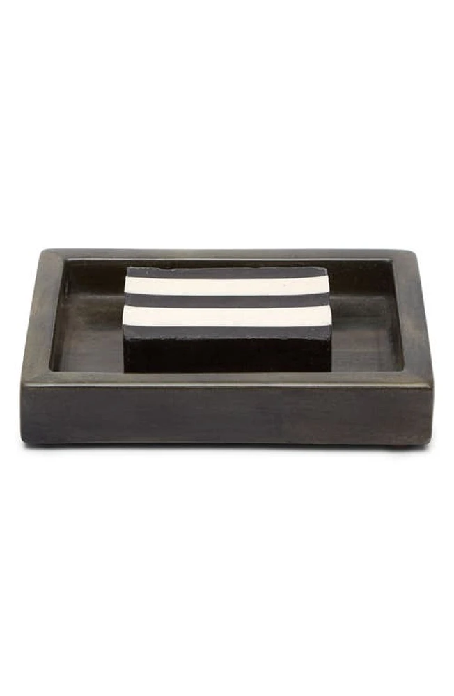 PIGEON AND POODLE Arles Rectangular Soap Dish in Dark at Nordstrom